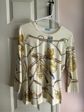 J McLaughlin Signature Print Tee